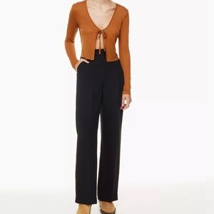 Aritzia Black Effortless Pants